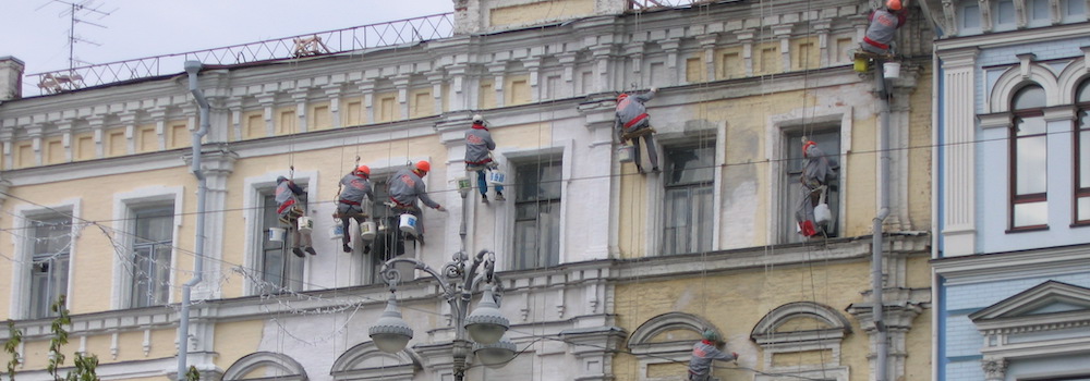 Ремонт фасадов в Москве